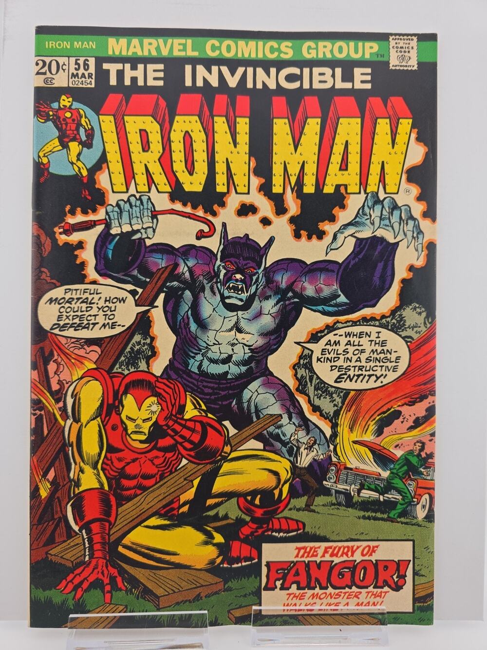 IRON MAN #56 Fangor 1973 Marvel Comics Bronze Age Tony Stark Invincible